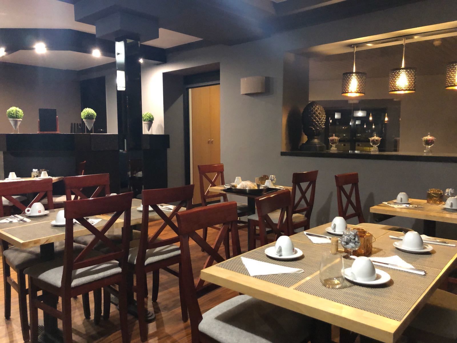 daily buffet breakfast (eur 9 per person)