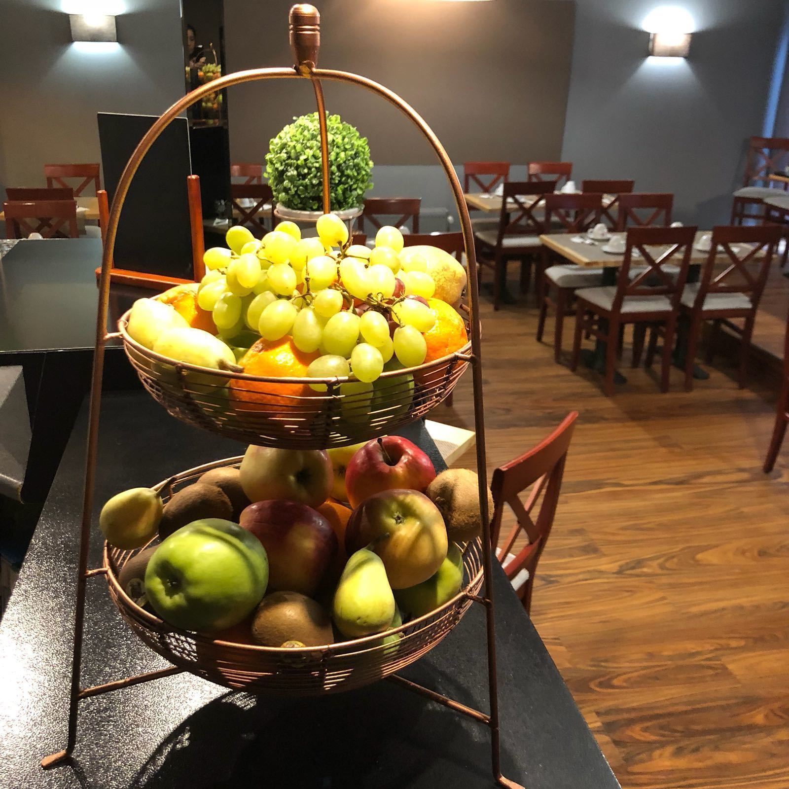 daily buffet breakfast (eur 9 per person)