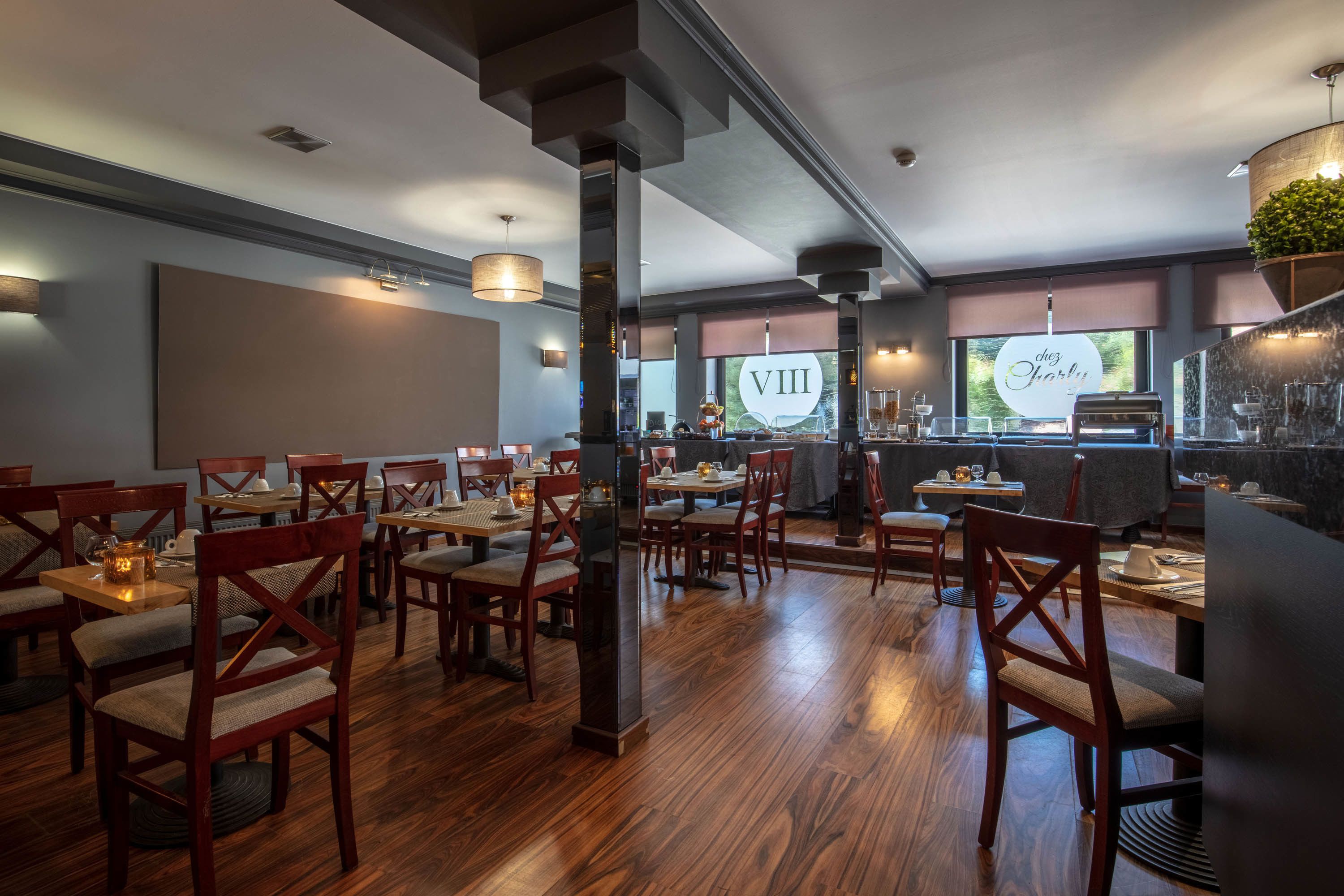 daily buffet breakfast (eur 9 per person)