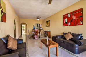 Apartment, 2 Bedrooms, 2 Bathrooms | Living area | Flat-screen TV - 2 BR 2 BathR Rinconada Del Sol (Playa del Carmen)