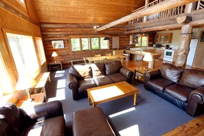 Cabin, 2 Bedroom with Large Loft | Living room - Five Lakes Resort (Frazee)