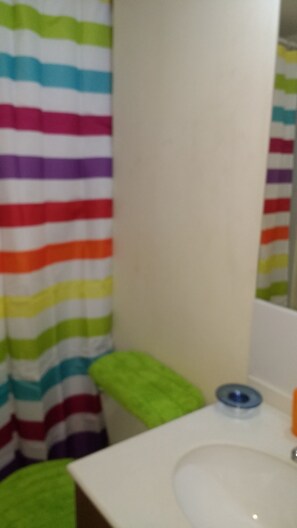 Apartment, 2 Bedrooms, Private Bathroom | Bathroom | Combined shower/tub, free toiletries, hair dryer, towels