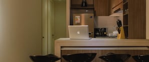 Standard Apartment, 1 Double Bed with Sofa bed | In-room dining