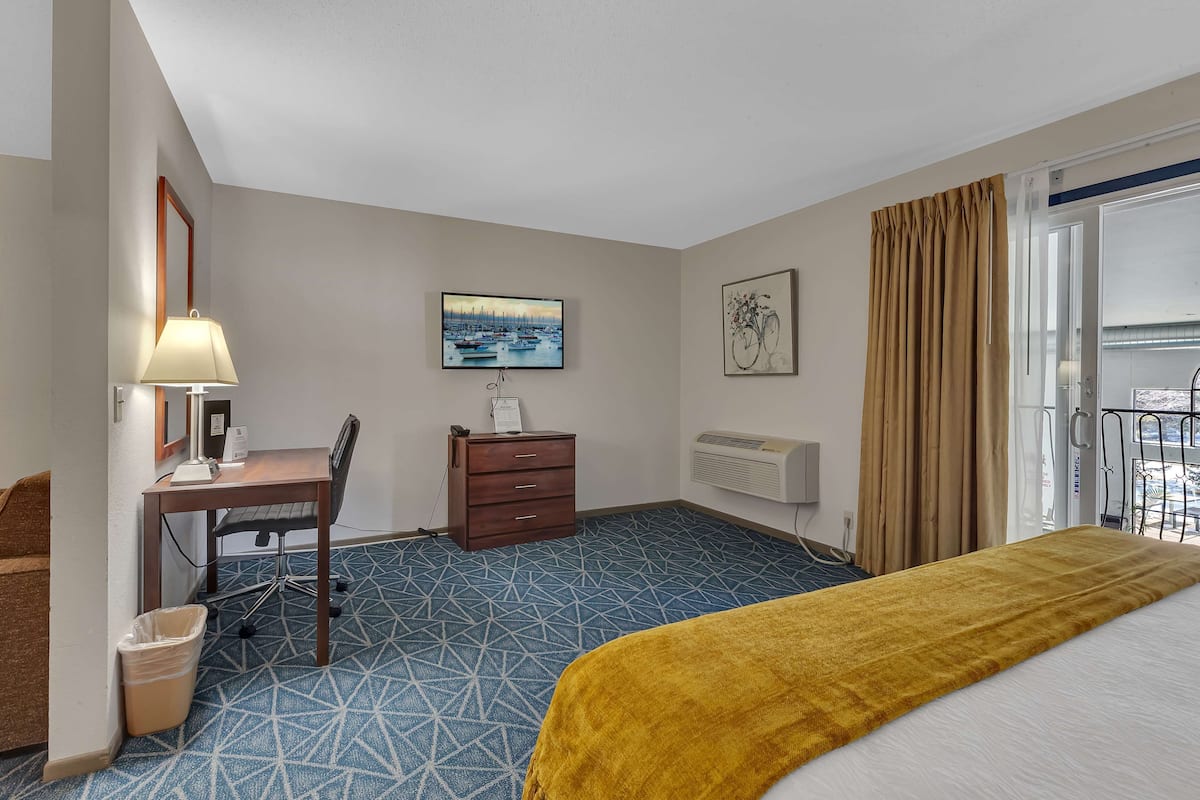 Suite, 1 King Bed, Non Smoking, Refrigerator & Microwave (Pet Friendly;with Sofabed)