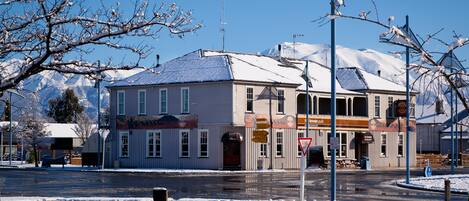 Fassade der Unterkunft