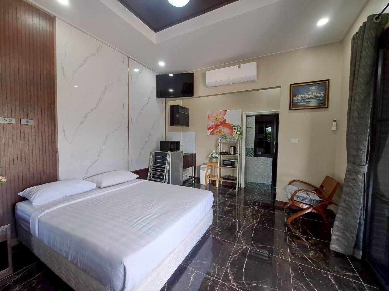 Chambre Triple Familiale, plusieurs lits, non-fumeur, balcon