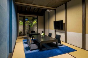 Private Vacation Home | Living area | Flat-screen TV - Kakuchi Asagian (Kyoto)