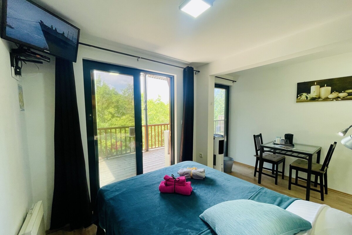 Kamar Double Comfort, ensuite, pemandangan taman | 1 kamar tidur
