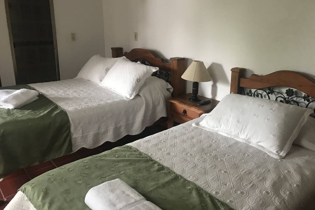 Triple Room, Multiple Beds | Blackout drapes, WiFi (free), bed sheets