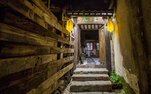 Front of property - evening/night