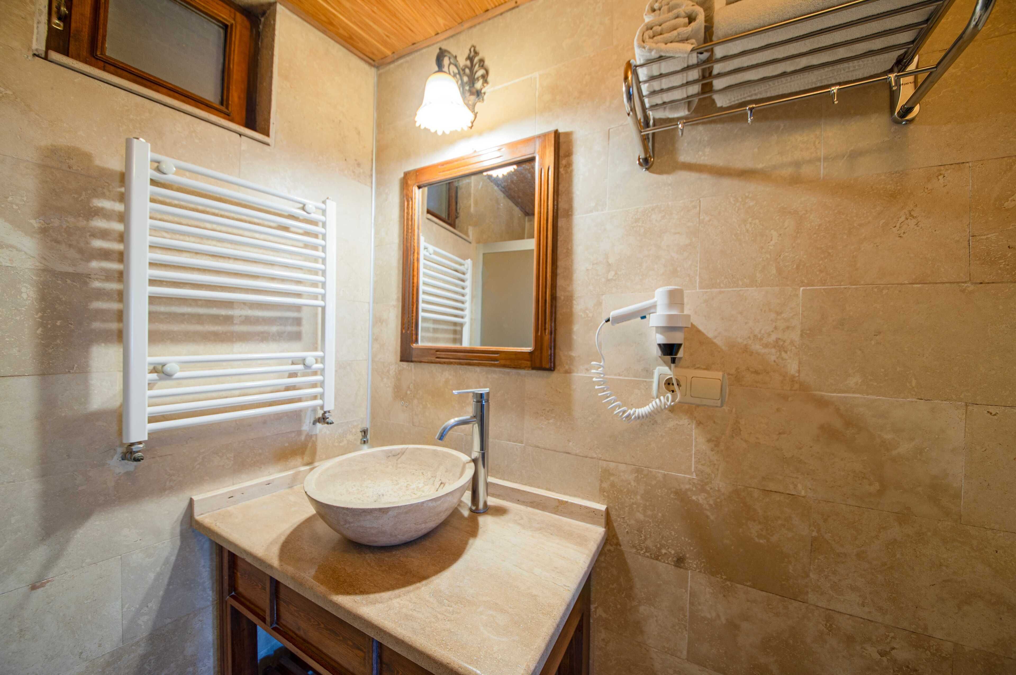 superior triple room | bathroom | shower, free toiletries, hair dryer, slippers