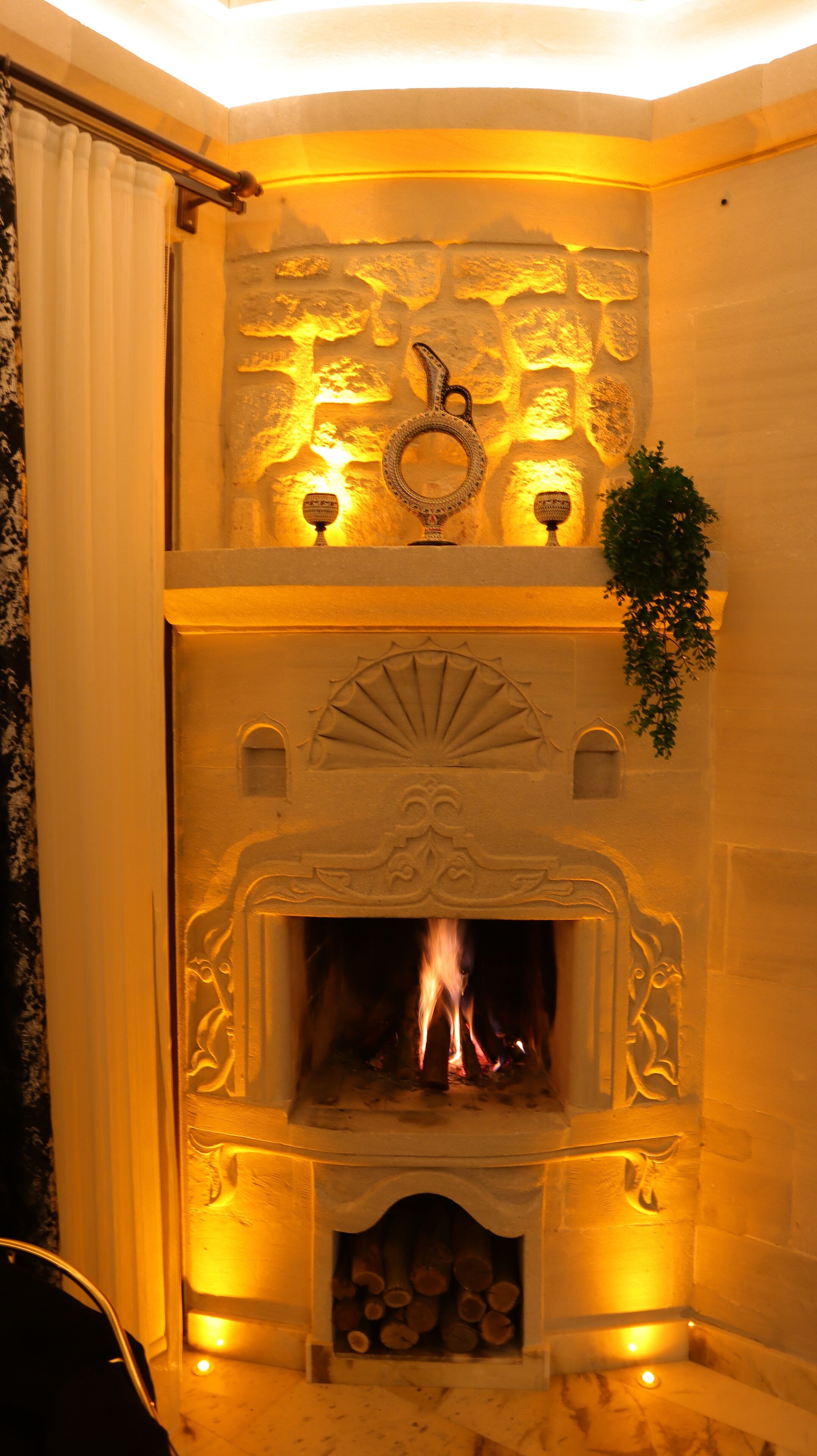 fireplace
