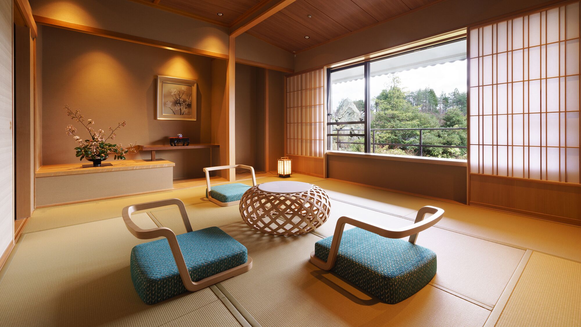 Deluxe Japanese-Western style room10 tatami mats + living room 12 tatami mats+ bedroom | In-room safe, desk, free WiFi