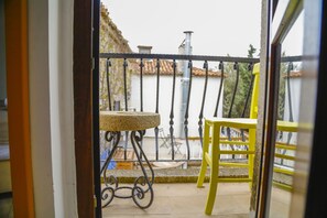 Camera Deluxe con letto matrimoniale o 2 letti singoli, balcone | Vista città