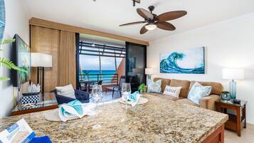 Condo, 1 Bedroom | Living area | Smart TV