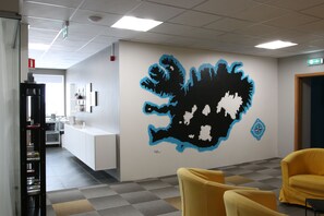 Check-in/check-out kiosk - Hafnarstræti Hostel (Akureyri)