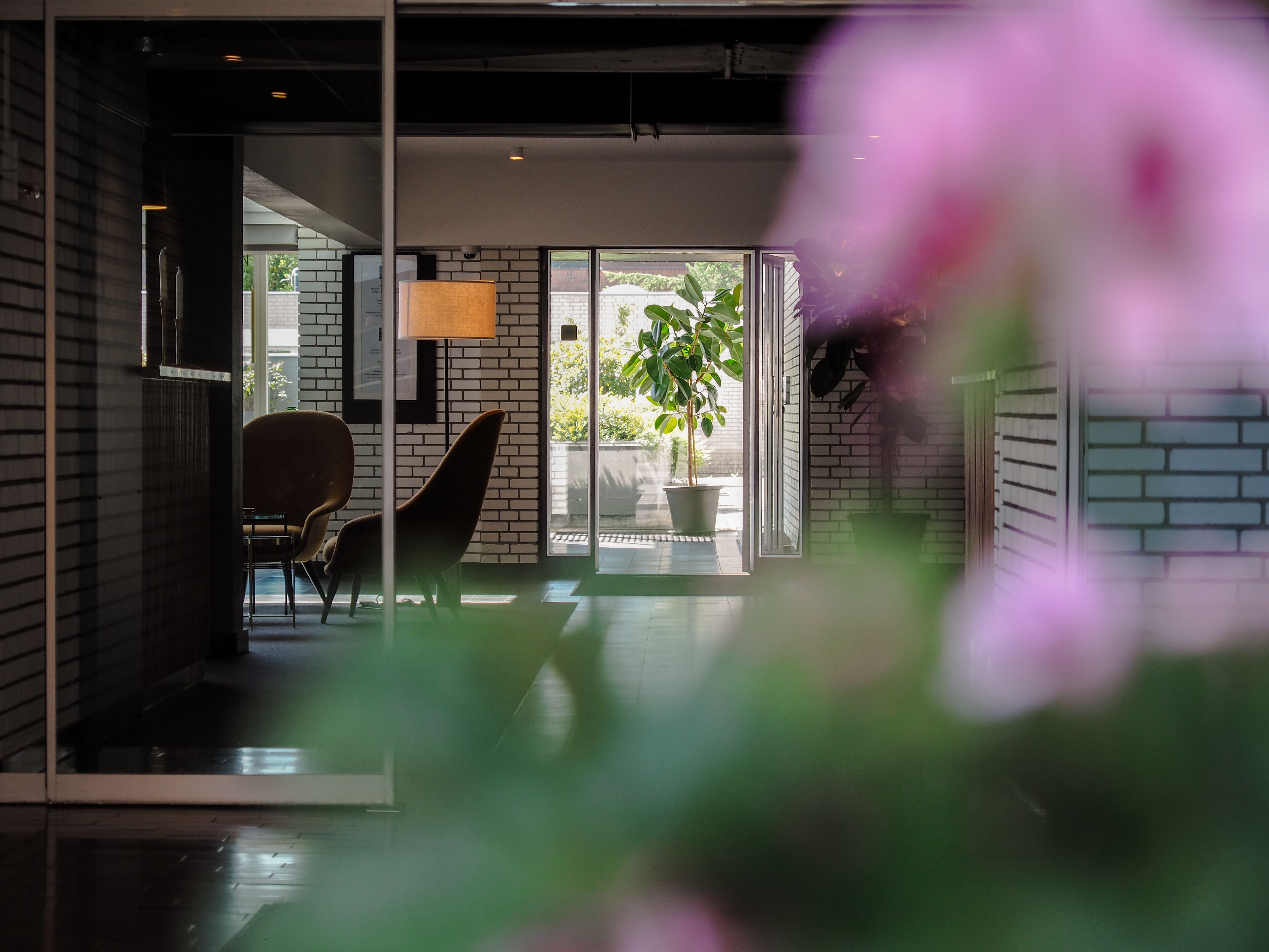 Entrée de l’hébergement