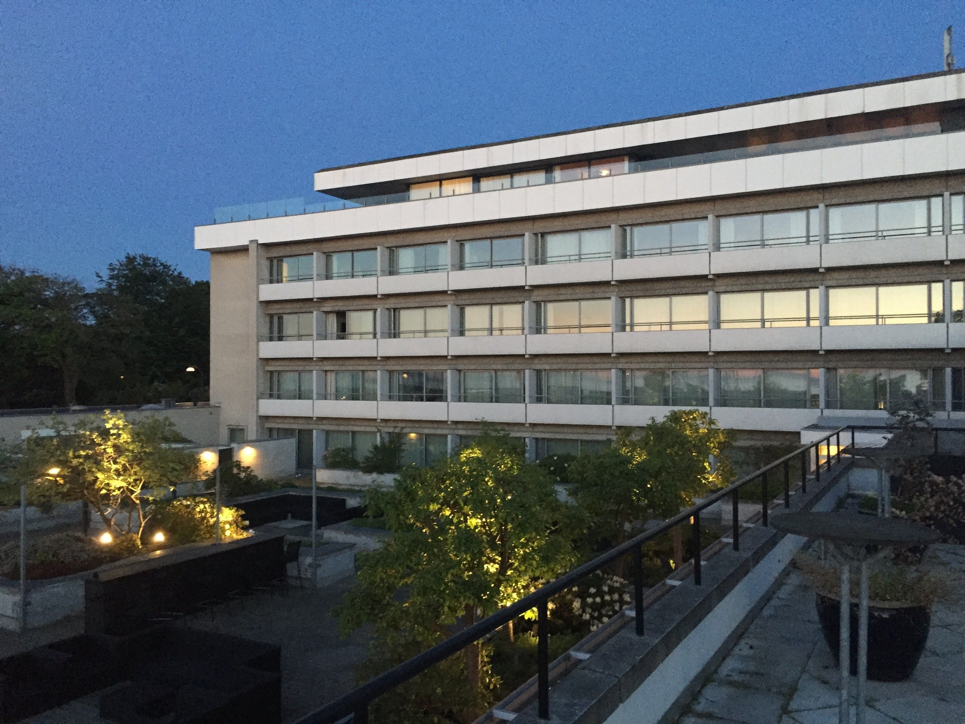 Udsigt fra overnatningsstedet