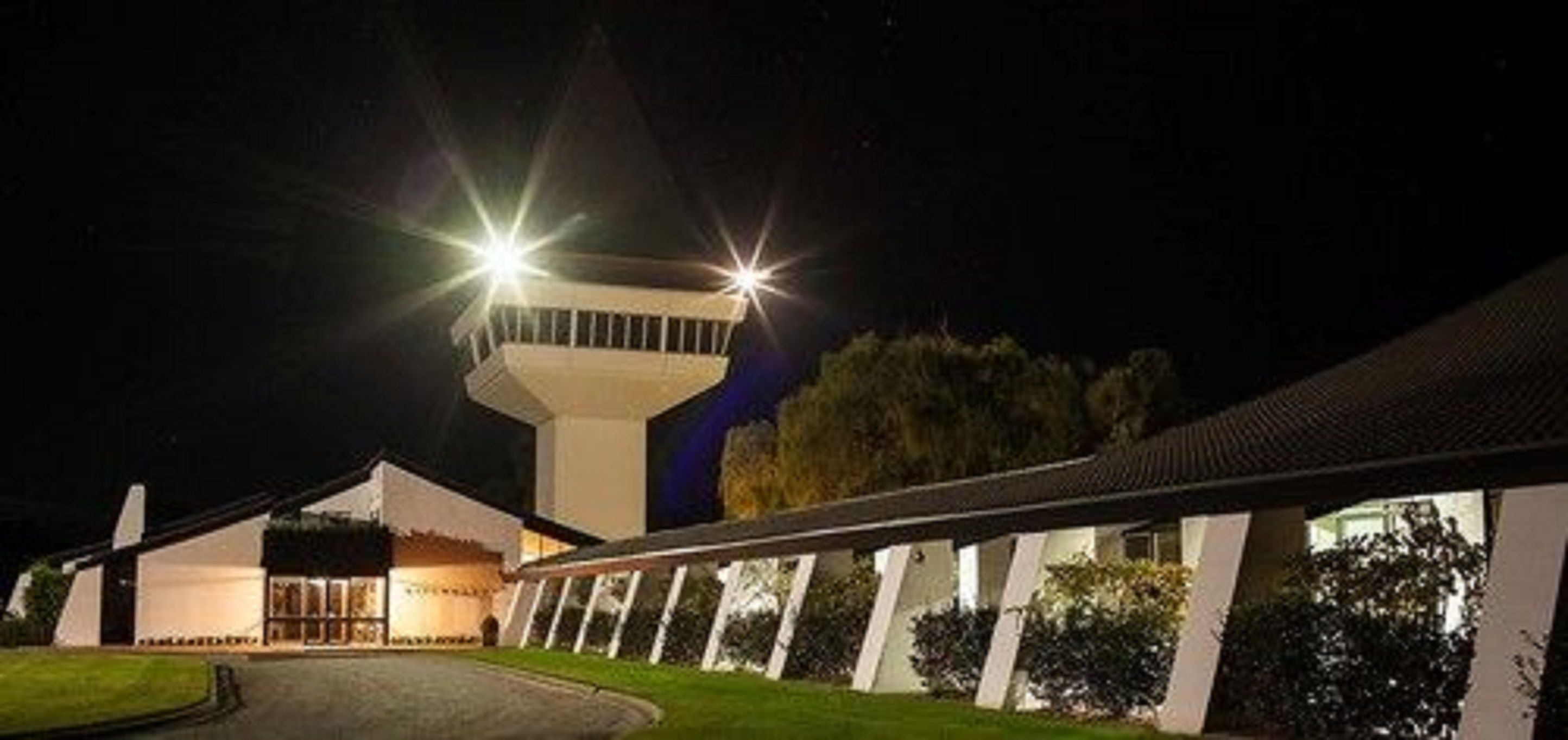 front of property – evening/night