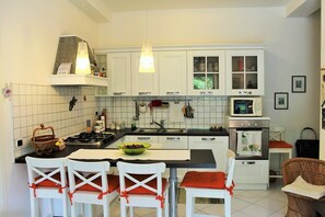 Apartment, 2 Bedrooms, Terrace | Private kitchen