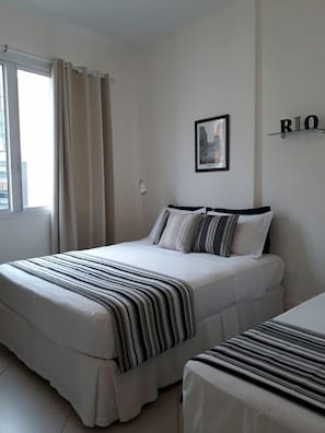 Apartment | 1 bedroom, minibar, blackout drapes, free WiFi - Studio Atlântica - Praia de Copacabana (Rio de Janeiro)