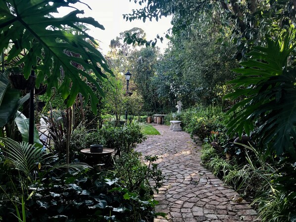 Blick von der Unterkunft