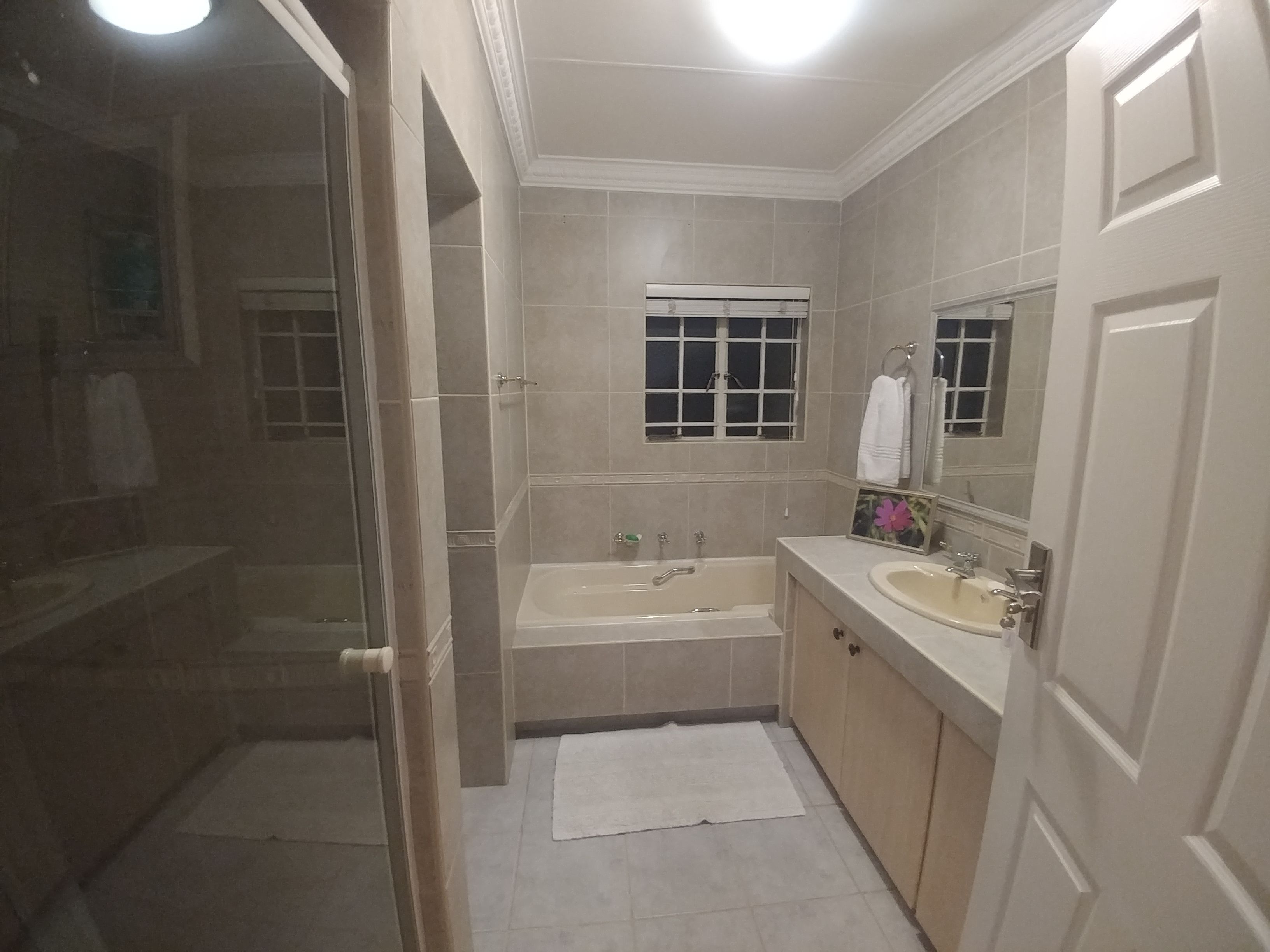 executive suite, 1 queen bed, garden view (marula suite) | bathroom | hair dryer, towels