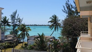 Vista a la playa o el mar