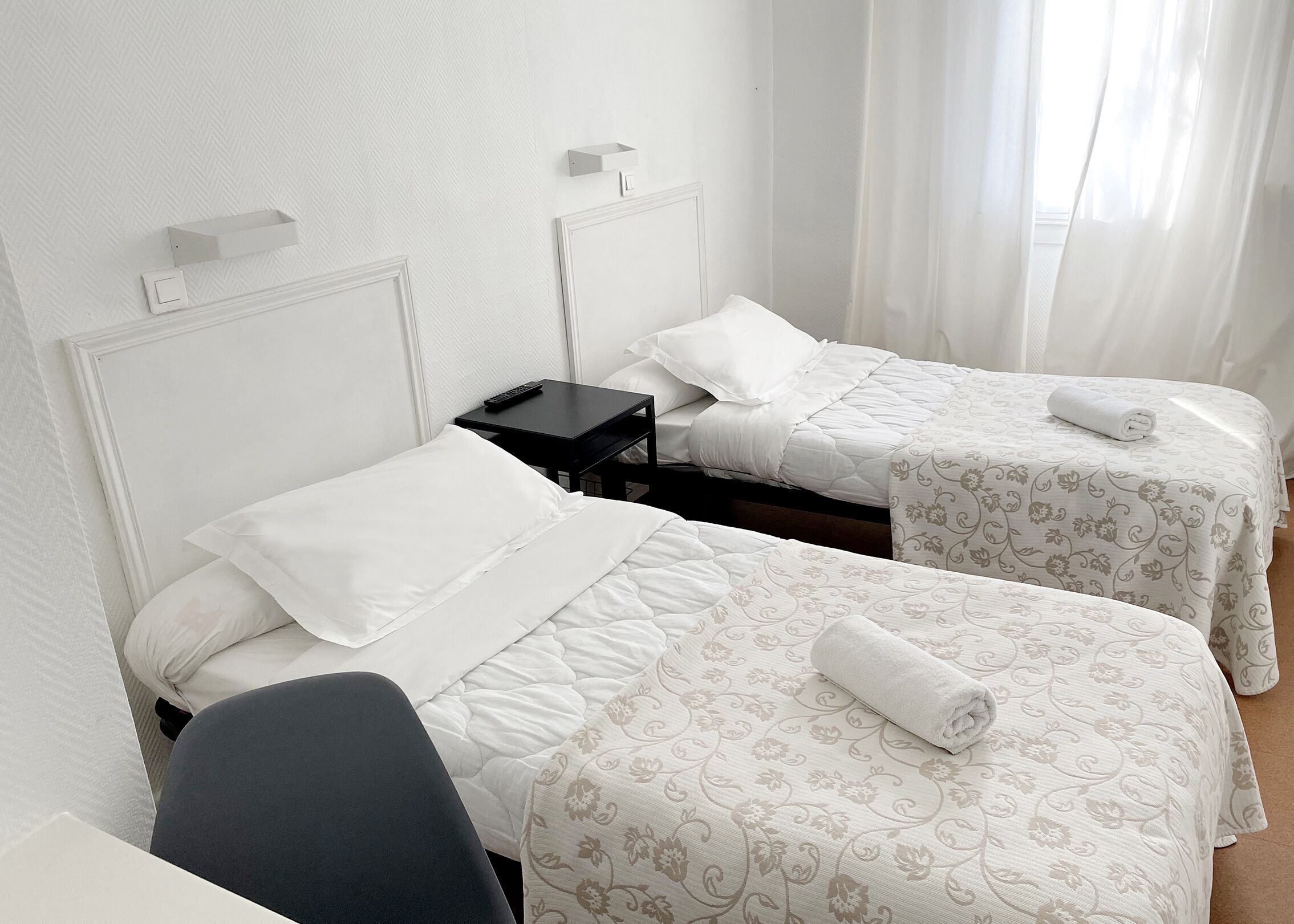 Premium bedding, memory-foam beds, free WiFi, bed sheets