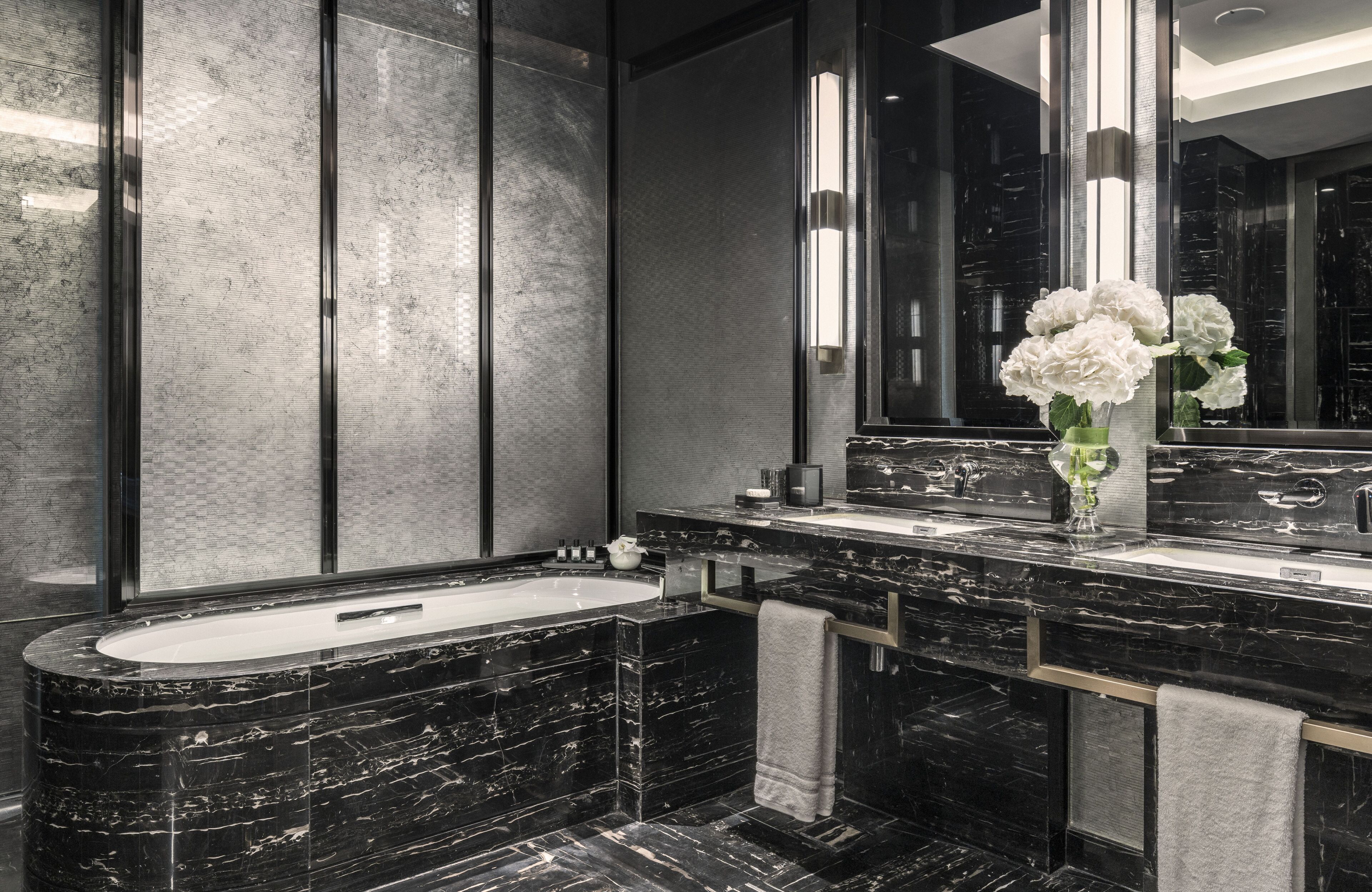 free toiletries, hair dryer, bathrobes, slippers