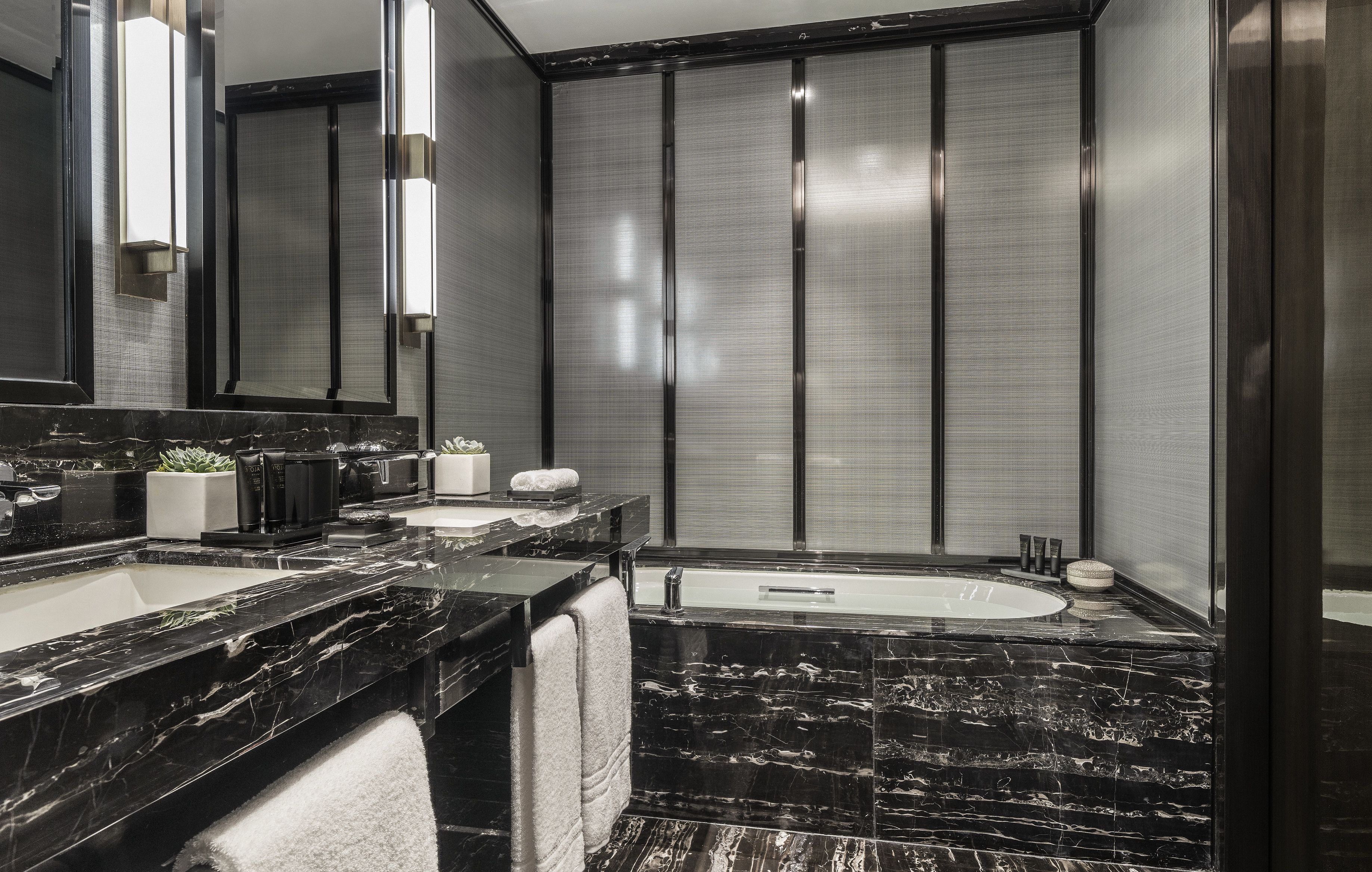 free toiletries, hair dryer, bathrobes, slippers