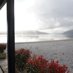 Private beach
