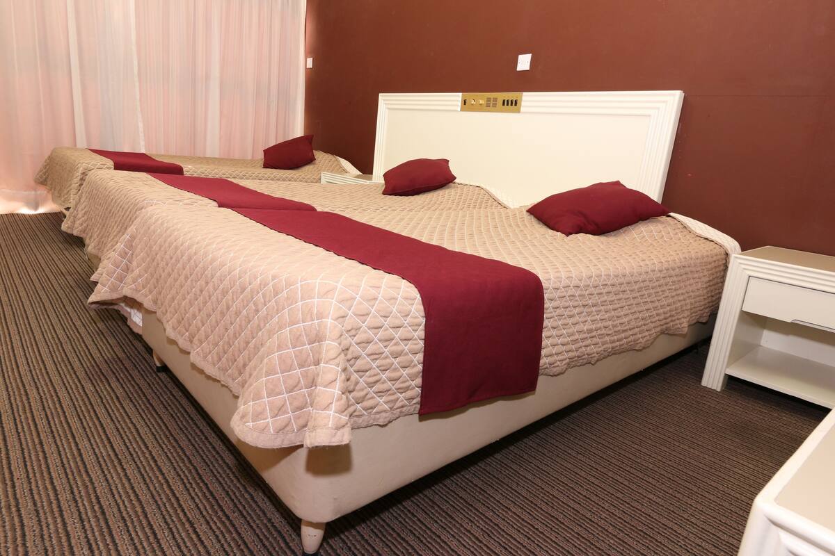 Basic Triple Room | In-room safe, blackout drapes, bed sheets