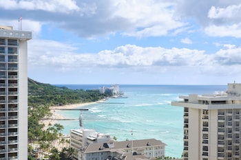 Room, 1 King Bed, Ocean View | View from room at  OUTRIGGER Waikiki Beachcomber Hotel