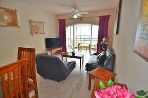 Apartment, 2 Bedrooms, Balcony | Living area | Flat-screen TV - Apartment with Balcony Rinconada Del Sol (Playa del Carmen)