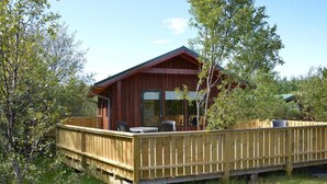 Comfort-Bungalow, 2 Schlafzimmer, barrierefrei, Gartenblick | Terrasse/Patio
