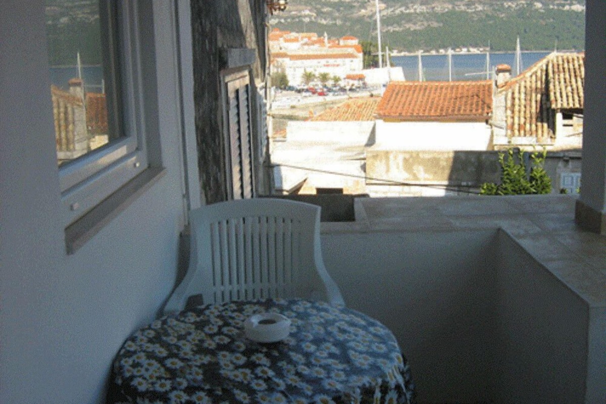 Habitación doble, vista al mar | Balcón