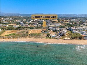 Beach nearby - Golden sand beachfront villa ,6 Bedrooms,Rethymno (Rethymno)