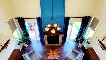 Loon Living Room Fireplace