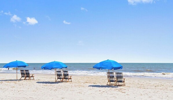 On the beach