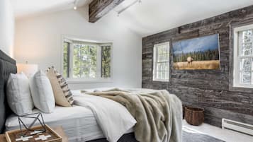 5 slaapkamers, een strijkplank/strijkijzer, wifi, beddengoed