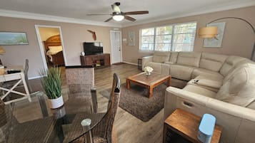 Smart TV, books, video library