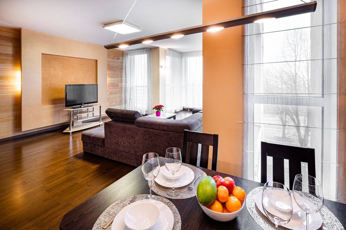 Old Riga Central Family Apartment (Address: 13 janvāra iela 21) | Soundproofing, iron/ironing board, WiFi (free), bed sheets