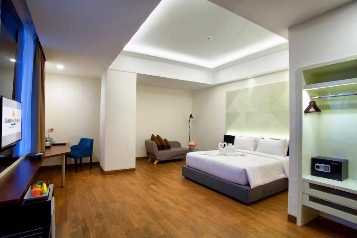 Minibar, una cassaforte in camera, tende oscuranti, Wi-Fi gratuito