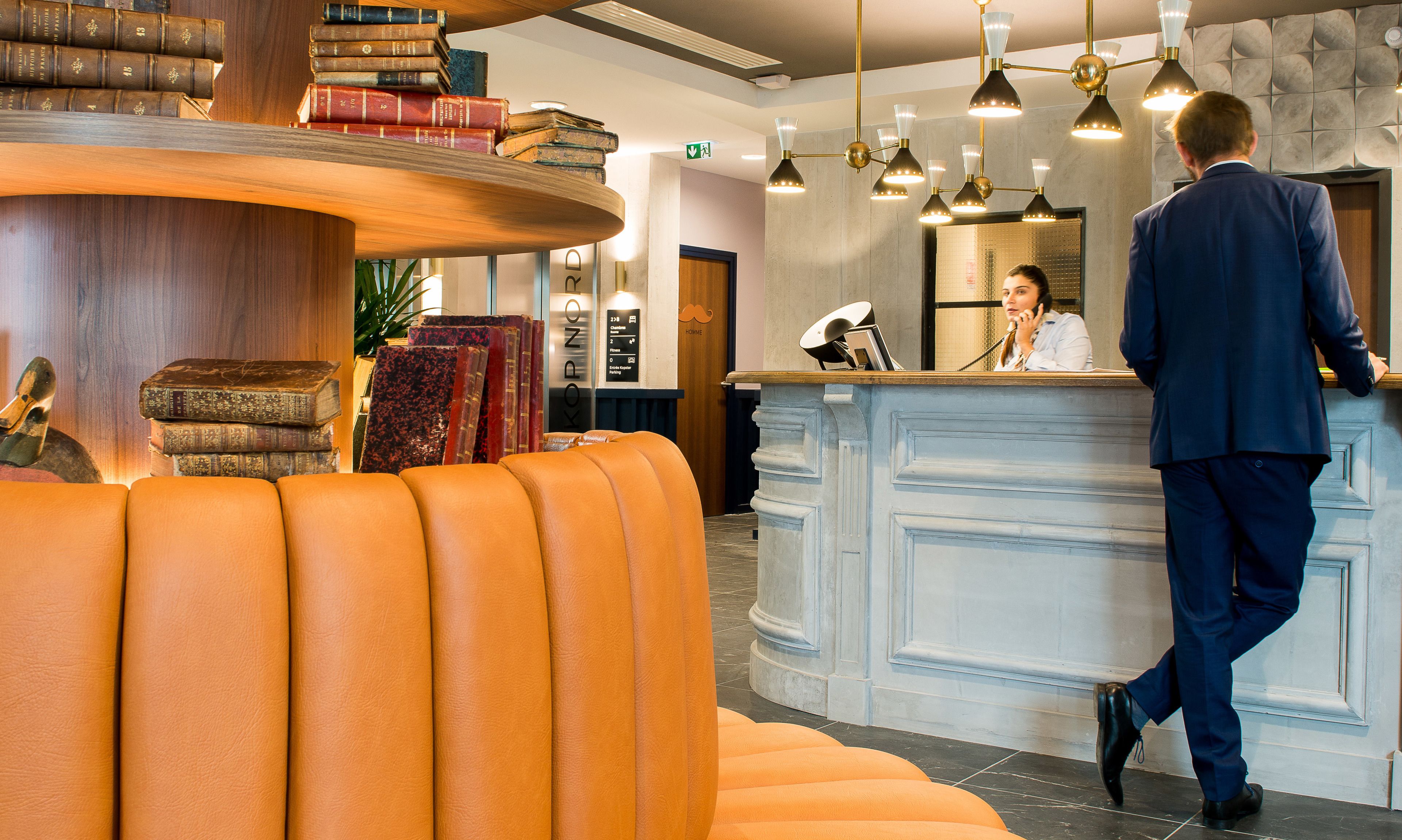 check-in/check-out kiosk