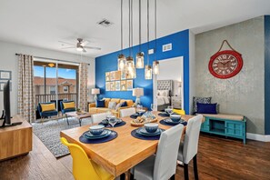 Smart TV, video games, DVD player, table football - Mickey Mouse Condo. Kid friendly Condo in Windsor Hills Resort.2 miles to Disney (Kissimmee)