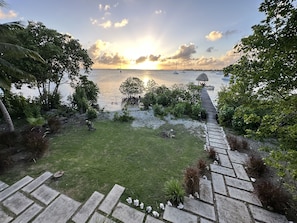 Property grounds - Beautiful Beachfront Island Home, Private Dock, Village Transportation Included (Placencia)