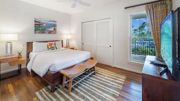 3 chambres, coffres-forts dans les chambres, bureau