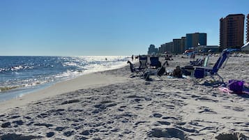 On the beach