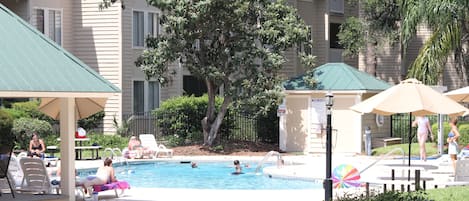 Indoor pool, outdoor pool